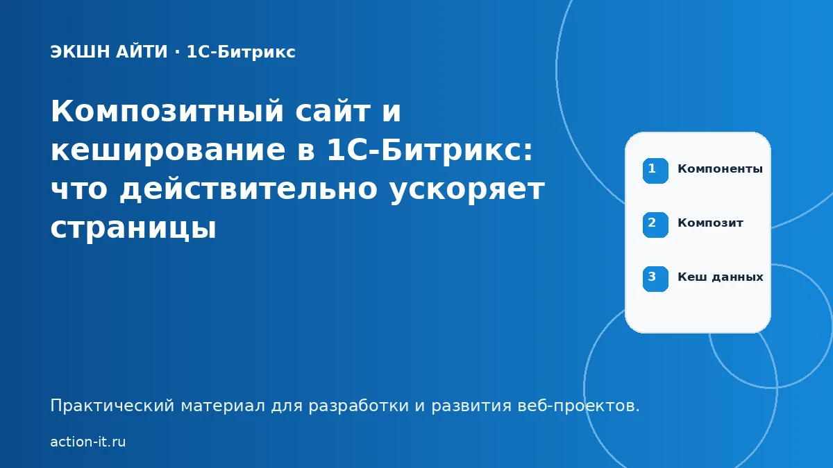 Композитный сайт и кеширование в 1С-Битрикс