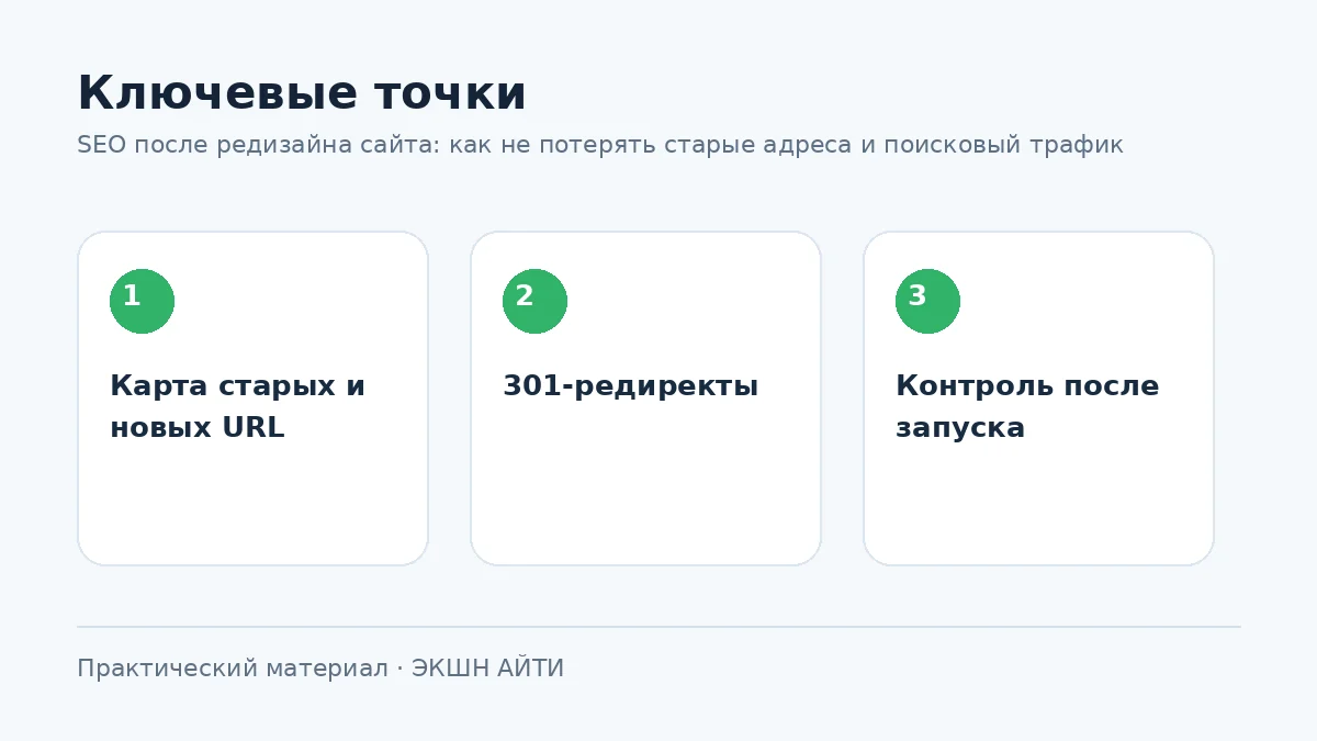 Чек-лист SEO миграции при редизайне